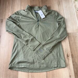 Olive Green Vineyard Vines Athletic Quarter-Zip